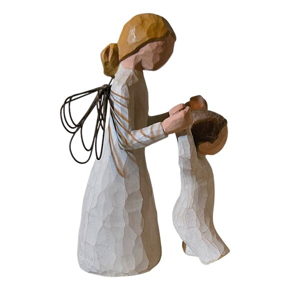 Willow Tree Guardian Angel Figurine Demdaco Susan Lordi Birth Love Healing 2000 - Picture 2 of 5